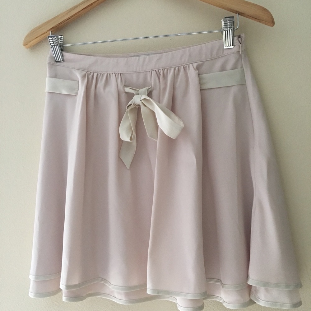 LC Lauren Conrad Champagne Skirt